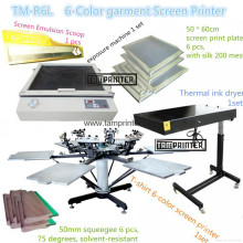 TM-R6k T-Shirt 6-Farb-Bildschirm Drucker
